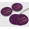 thumbnail image 4 of Inkdotpot Cheers To Retirement Bottle Tag Real Gold Foil Favor Hang Tags Pack Of 50, 4 of 6