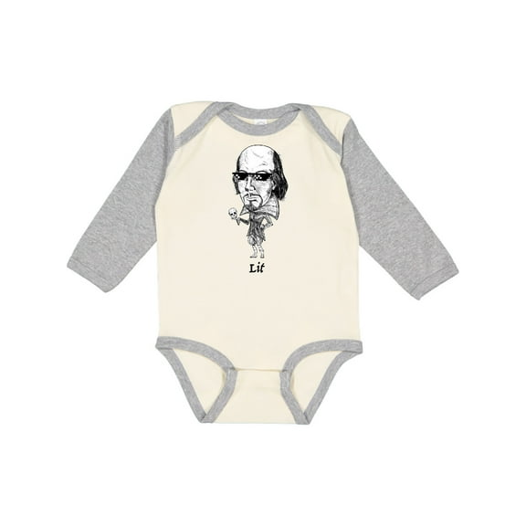 Inktastic Lit Shakespeare Bobble Boys or Girls Long Sleeve Baby Bodysuit