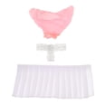 thumbnail image 2 of Ropa de muñeca para niñas a escala 1/6, decoración para vestir figuras de acción femeninas de 12 pulgadas Conjunto de top rosa, 2 of 9