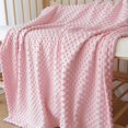 thumbnail image 4 of CREVENT Cozy Soft and Warm Sherpa Baby Blanket for Infant Toddler's Crib Cot Stroller Gift for Baby Girls All Season Use(30"X40" Pink Dot), 4 of 7