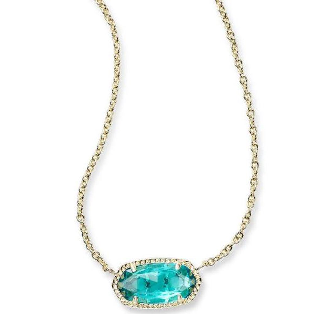 Kendra Scott - Elisa London Blue Necklace Gold - Walmart.com - Walmart.com