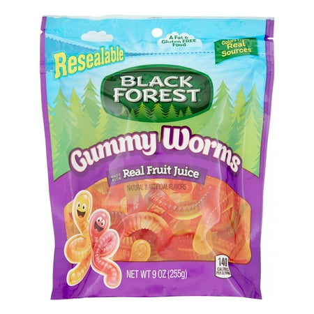 Black Forest Organic Gummy Worms Candy, 9 Oz - Walmart.com