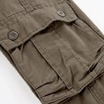thumbnail image 4 of Clothing Men's Cargo Pants,Men's Cargo Pants Cargo Trousers Hiking Pants 8 Pocket Plain Comfort Breathable Outdoor Daily Going Out Cotton Fashion Casual Pants, 4 of 8