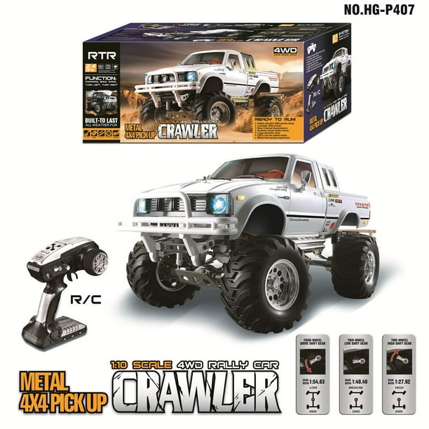 Hg P407 Rally Rc Car 1 10 2 4g 3ch 4wd 4x4 Pickup Truck W Brushed Motor Esc Rtr Toy Gifts 63 X 10 75 X 10 Walmart Com Walmart Com