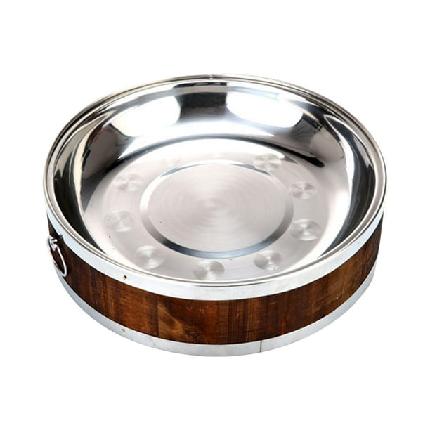 Vaporera de arroz Oke, práctica bandeja de enfriamiento para cocinar verduras en restaurantes 26cm