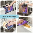 thumbnail image 2 of 6PCS Dish Towels and Dish Cloths Reuseable Dishcloths Sets for Washing Dishes, Cooking, Baking Size 11" x 11" Christmas Trees with Lights, 2 of 9