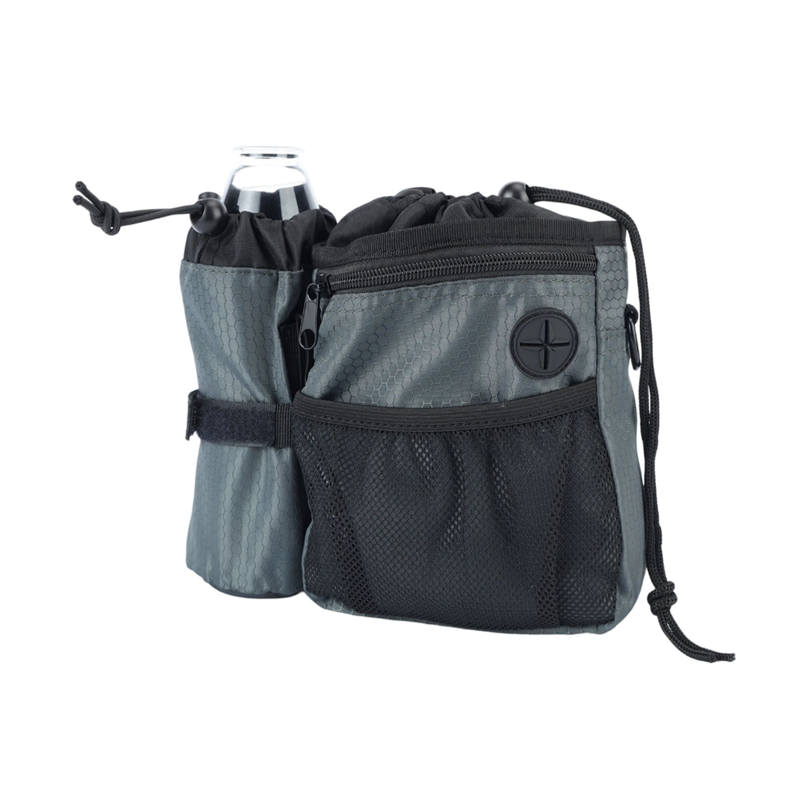 Multipurpose Adjustable Dog Treat Pouches Leakproof Design Convenient Waste Bag Holder Polyester Texture for Active Owners