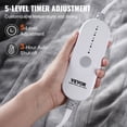 thumbnail image 4 of VEVOR Heated Blanket Electric Throw,Soft Flannel Heating Blanket with 10 Hours Timer Auto-off & 5 Heating Levels for Couch Sofa 50" x 60" - 5 Heating, 4 of 5