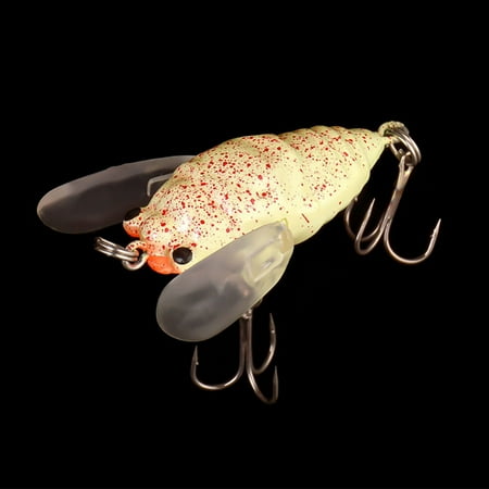RONSHIN Fishing Lure 6.5g 5cm Topwater Fishing Wobbler Bait Colorful Luminous Insect Artificial Hard Bait Swimbait Fishing Tackle
