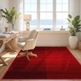 thumbnail image 3 of Design&I 8'x10' Washable Area Rug Minimalist Subtle Tonal Ombre Gradient Plush Detailing Solid Flowing Dynamic for King Size Bedroom, Under Bed, Sleek Flatweave Pet Friendly, 3 of 7