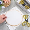 thumbnail image 3 of 12 Skeins Metallic Embroidery Thread, Embroidery Floss Metallic Thread Glitter Threads String Cross-Stitch Threads for Sewing Making Yarn Hand Accessories(Gold Silver),Gold Silver, 3 of 6