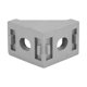 thumbnail image 4 of 50 soportes de esquina de aluminio de 2 agujeros tipo L de ángulo recto para perfil de aluminio 2028 VoborMX herramienta, 4 of 8