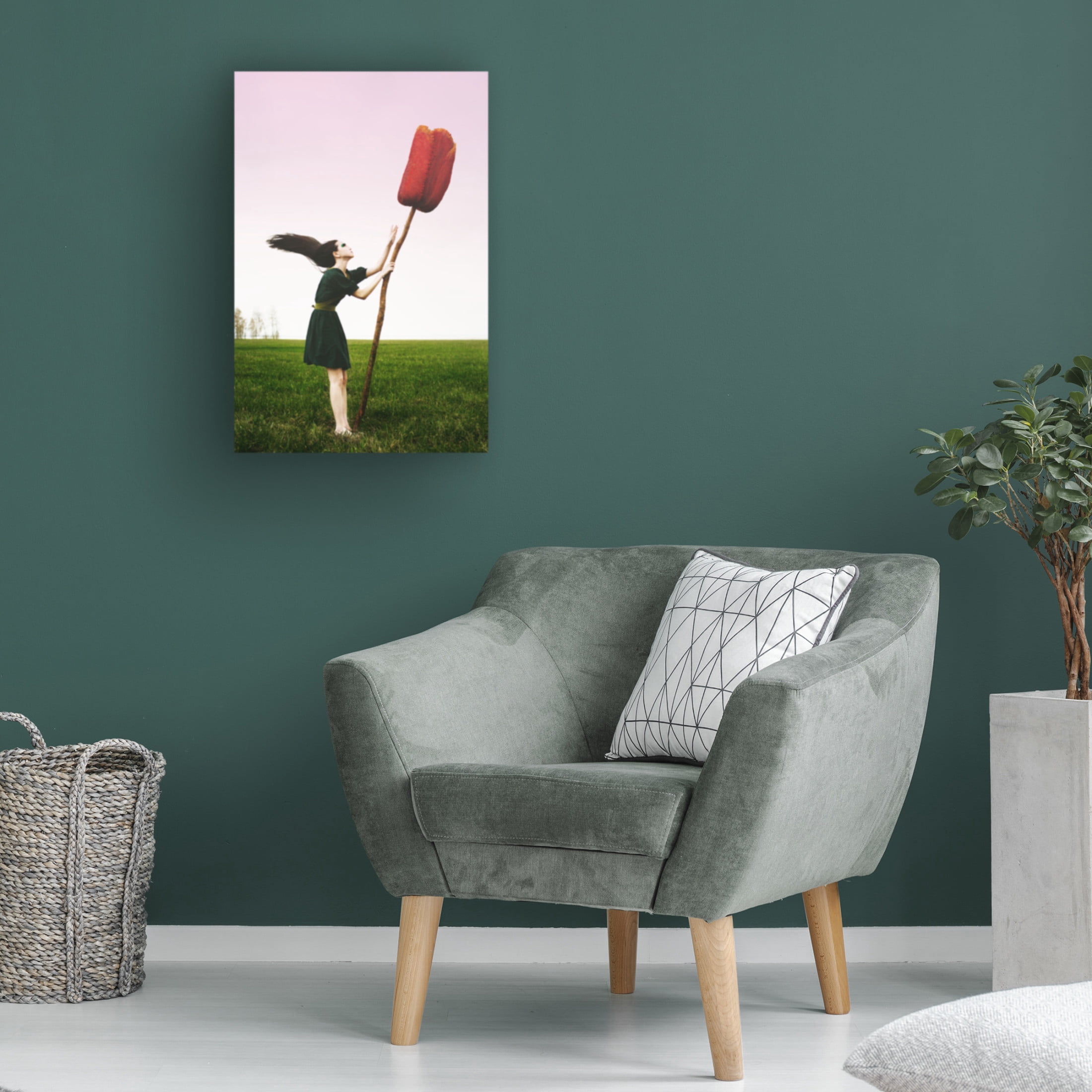 Canvas Wall Art - Mila Korolyova 'Open Sky' Wall Art for Living Room, Bedroom, or Office D?cor by Trademark Fine Art - 22 x 32 Inches