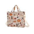 thumbnail image 7 of FORMRS Womens Corduroy Tote Bag Crossbody Shoulder Handbag with Pocket, Fall Acorns Pattern, 7 of 7