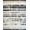 Black And Cream, Pattern 9, variant on ODIKA Striped Modern Farmhouse With Bold Pinstripe And Banded Border Pet Friendly & Kids Safe Play for Playroom, Bedroom, Reading Nook