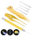 thumbnail image 4 of Kit de limpieza de cera para los oídos, juego de cucharas luminosas para eliminar la cera de los oídos, con luz diseñada para precisión, 4 of 12