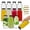12fl.oz-12Pack, variant on 12oz Glass Bottles with Lids, 12 Pack - Reusable 360ml Portable Glass Bottles for Juicing, Water, Kombucha, Smoothies, Cold Brew, and Beverage Storage