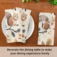 thumbnail image 6 of Napkin Satin Napkin 20*20Inchx1 Kitchen Towel Dinner Plate Towel Decorative Towel Napkin Tea Towel Suitable For Kitchen Table Cute Squirrel, 6 of 8