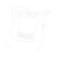 thumbnail image 3 of Modelo de silla de patio en miniatura ,1/64 Modelo de silla de swing de patio modelo diorama ,Mini porche de porche swing patio swing modelo de porche ,planeador de swing de porche 1/64 modelo, 3 of 6