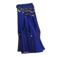 thumbnail image 2 of Vestido de danza del vientre Colcomx para mujer Falda de danza del vientre Azul real, 2 of 7
