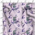 thumbnail image 2 of Soimoi Cotton Cambric Purple Fabric By the Yard - 42 Inch Wide - Florals, Leaves Print Fabric - Elegant & Beautiful Patterns for Fashion and Home Decor Printed Fabric, 2 of 6