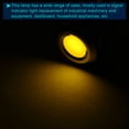 thumbnail image 5 of Uxcell M22 12V Panel Mount Waterproof Metal LED Indicator Signal Light Yellow, 5 of 5