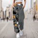 thumbnail image 1 of WILLBEST Pantalones Deportivos Casuales para Mujer, Cómodos, con Estampado de Halloween, Cintura Elástica Suave, para Uso Diario, para Otoño E Invierno. Chica, 1 of 4