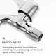 thumbnail image 2 of Wall Mount Washer Faucet Replacement Faucet for Bathroom 4Pcs Kit, 2 of 4