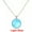 Light Blue, variant on Full Moon Rising Moon Pendant Necklace Glow In The Dark Luminous Chain Women :yq-Grey