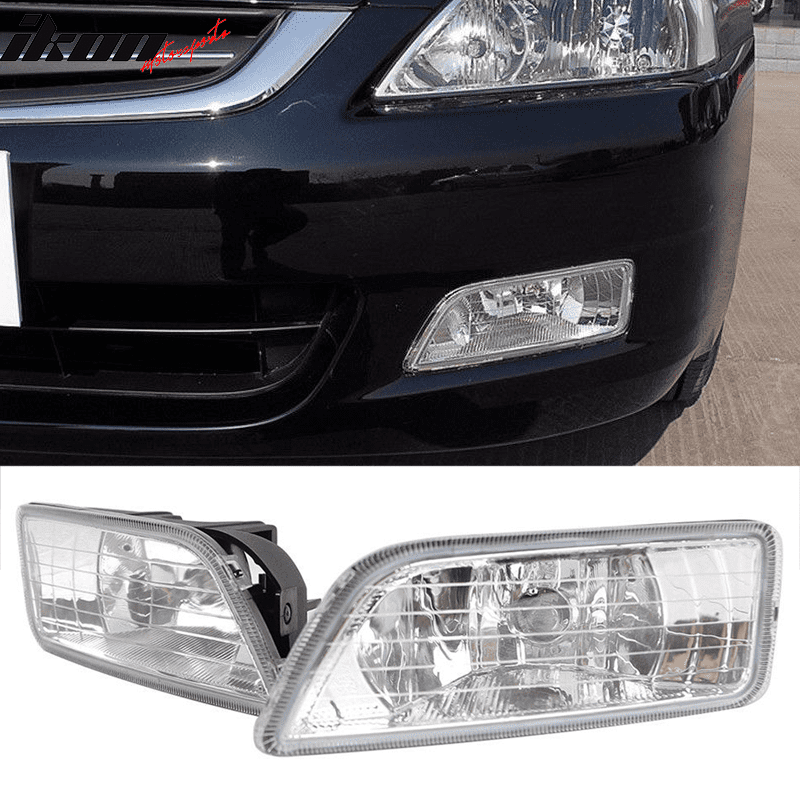 Compatible with 0306 Honda Accord 4Dr Assembly Clear Driving Fog