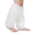 thumbnail image 1 of Bota larga de felpa blanca de piel sintética Barelove de Leg Warmers, 1 of 7