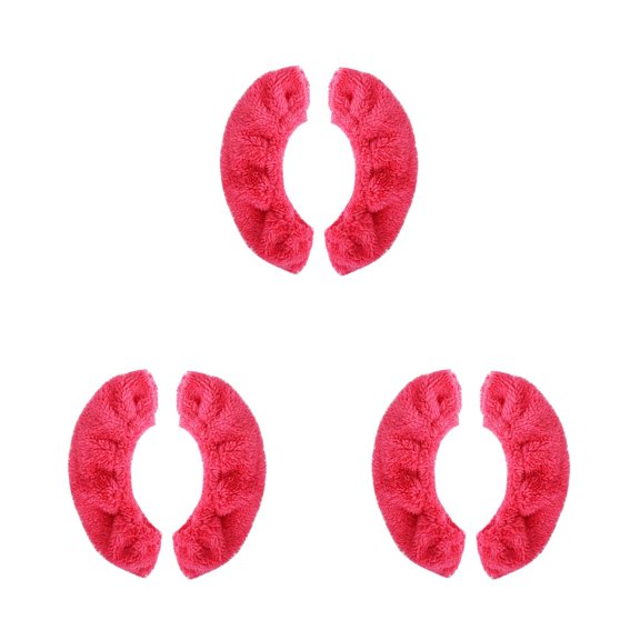 Funda para cuchillo de patinaje Wosthever Villus largo Antióxido Rosa roja Type1 NO1