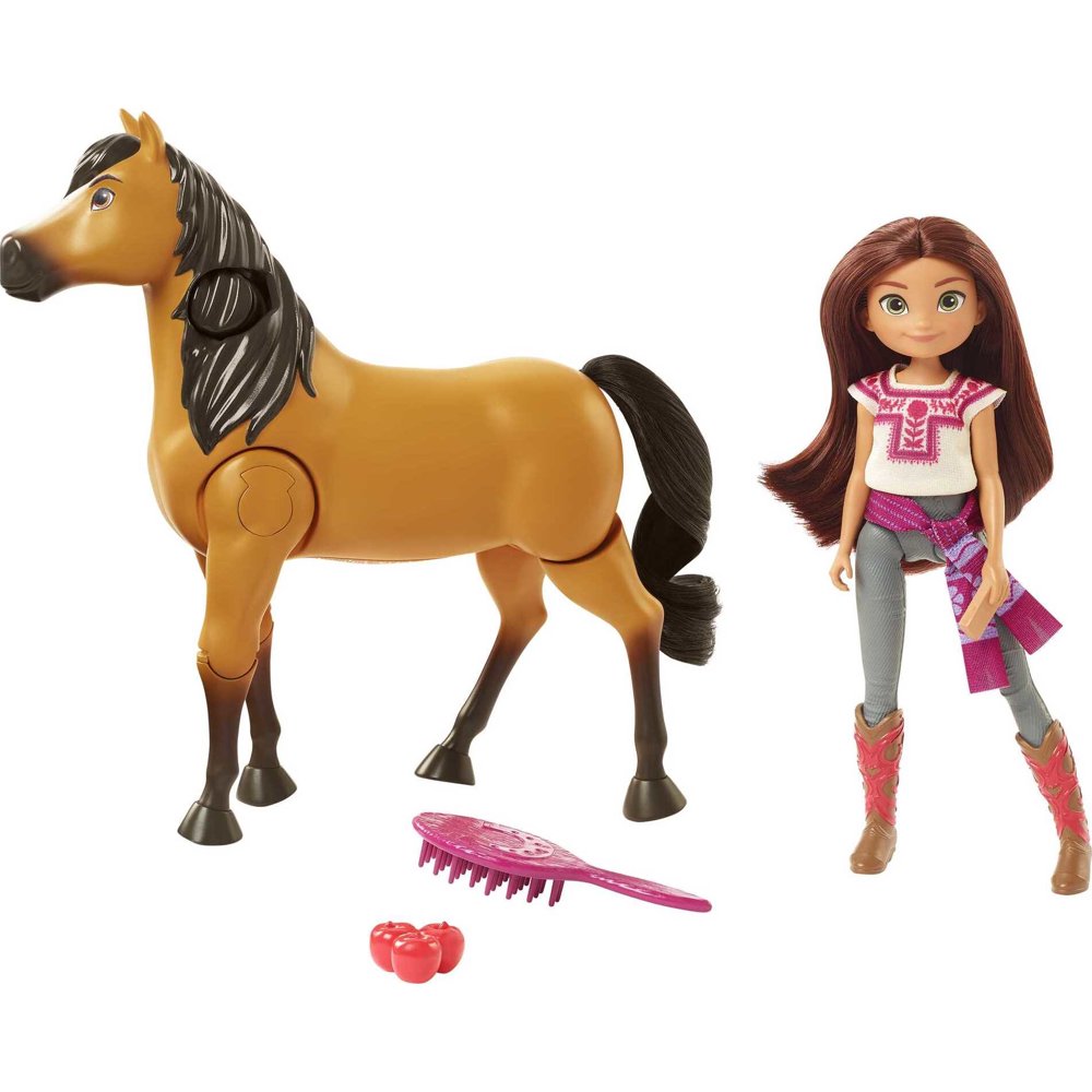 Spirit Untamed Ride Together Lucky Doll (7in) & Spirit (8in), 3 & Up