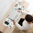 thumbnail image 3 of Long Mouse Pads for Desk,Pioneer Flower Floral Print Pattern Desk Mats on Top Of Desks, Desk Mouse Pad Extra Large with 3mm Non-Slip Base and Stitched Edge for Gaming,Office,Work,Home 31.5"x11.8", 3 of 6