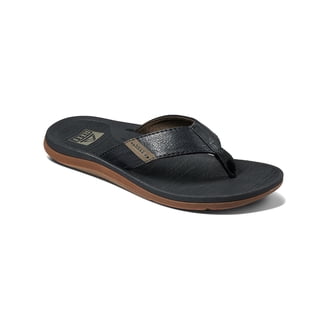 Reef Mens Newport Mens Sandals Size 6 Prints Comfort Slip On Black Flip Flops Reef Newport Men main image 2