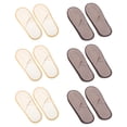 thumbnail image 1 of unbranded 12Pares Zapatillas Para Interior De Tela Cepillada Y Eva De Uso Desechable Para Hotel Y Hogar, 1 of 6