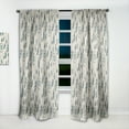 thumbnail image 2 of Designart 'Bird Feathers XXIV' Southwestern Curtain Panel, 2 of 5