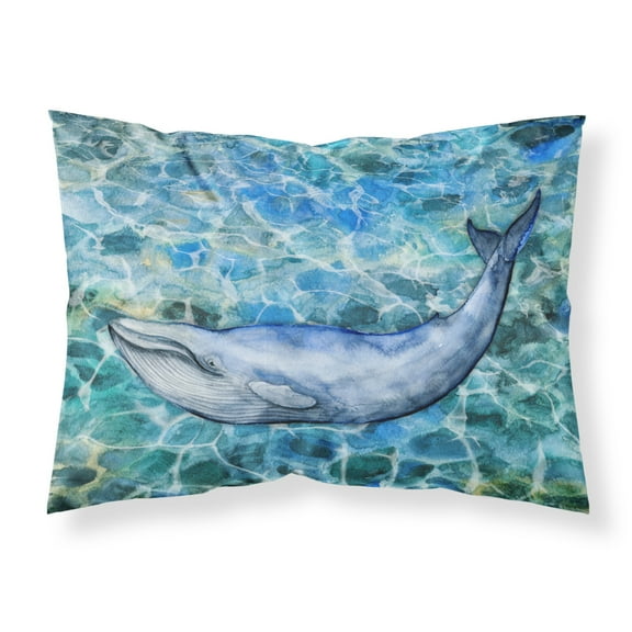Carolines Treasures BB5340PILLOWCASE Humpback Whale Fabric Standard Pillowcase Standard multicolor