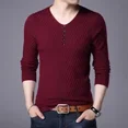 thumbnail image 3 of Sudaderas Slim Fit Camiseta lisa unicolor para hombre Capa base ajustada Elasticidad Harajuku Moda Hombre Jerseys Una pieza Venta Xl, 3 of 5