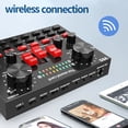 thumbnail image 3 of V8 Live Sound Card, Audio Mixer USB External Sound Card with 16 Sound Effects Voice Changer, 8 Fun Modes, Multiple Cell Phone Connections, for Karaoke Live Streaming, 3 of 7