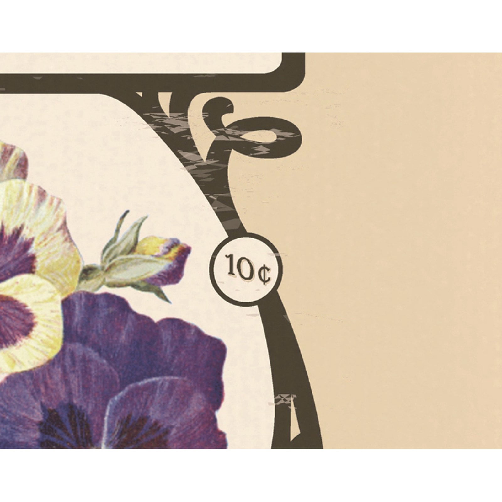 Simply Daisy 18" x 30" Pansy Floral Print Kitchen Towel