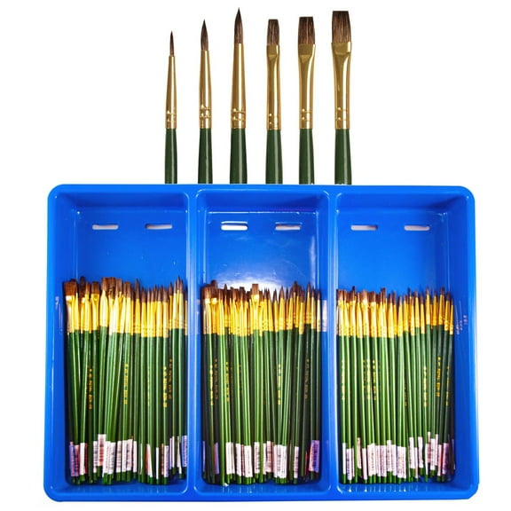 Natural Camel Hair Brush 144 Piece Assortment