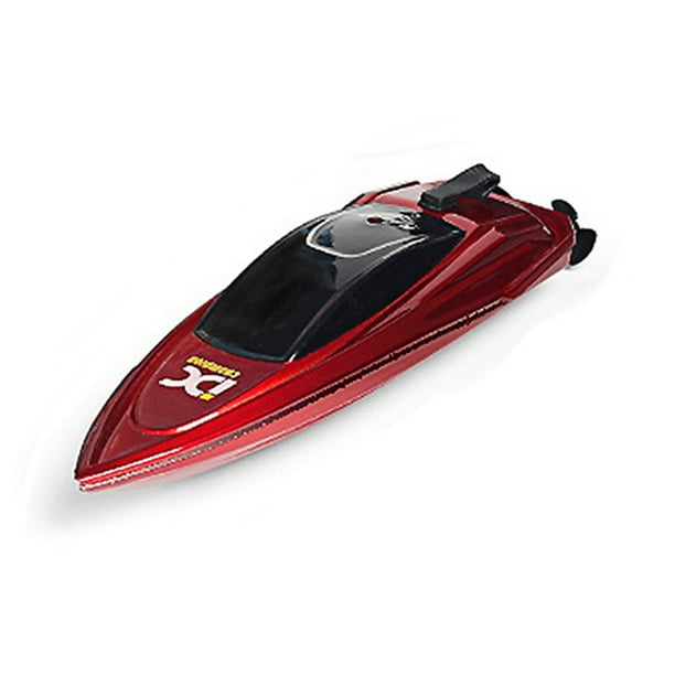 Barco RC de 2 4 GHz luces LED de alta velocidad juguetes electricos impermeables para barcos rojo Ehuebsd libre de BPA Walmart en linea