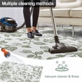 thumbnail image 5 of Sage Green Flower Outdoor Rug 3x5 Ft - Reversible Patio Rug Outdoor Camping Rugs, Vintage Farmhouse Boho Leaf Spring Washable Indoor Outdoor Area Rugs, Non-Slip Outdoor Carpet Runner for Deck/Porch, 5 of 8
