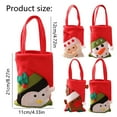 thumbnail image 3 of AUDeals Christmas Gift Bags with Handles Festive Red Holiday Treat Bags for Kids, Candy Favors, Xmas Party Supplies, 3 of 7