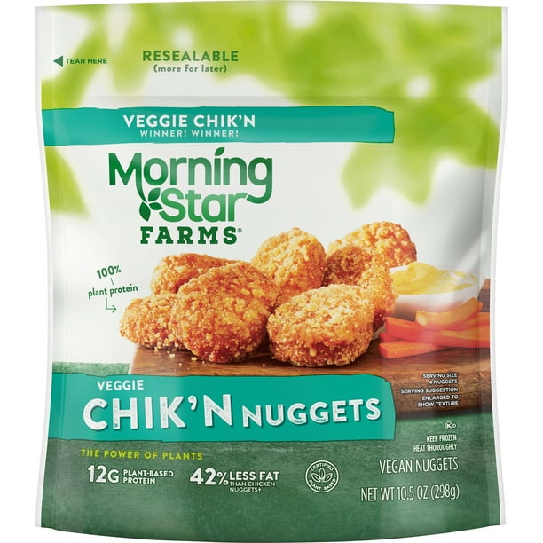 MorningStar Farms, Veggie Chik'n Nuggets, Original, 10.5 ...