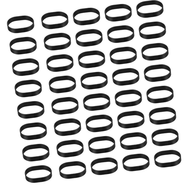 Bandas de goma industriales,Bandas de goma resistentes de color negro,talla 84,Bandas de goma industriales elásticas fuertes,Bandas de goma gruesas resistentes al calor y al 40 piezas