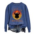 thumbnail image 1 of EHQJNJ Chandails en Molleton pour Femmes Tendance Graphique Violet Mode Féminine Spectre Manches Longues Col Rond Chandail à Capuchon Pull Chandails en Molleton pour Femmes avec Poches Chandails en Molleton Tendance pour Femmes, 1 of 3