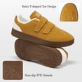 thumbnail image 3 of Ecetana Walking Shoes for Women Casual Shoes with Lace-Up Suede Low-Top Sneakers, 3 of 5