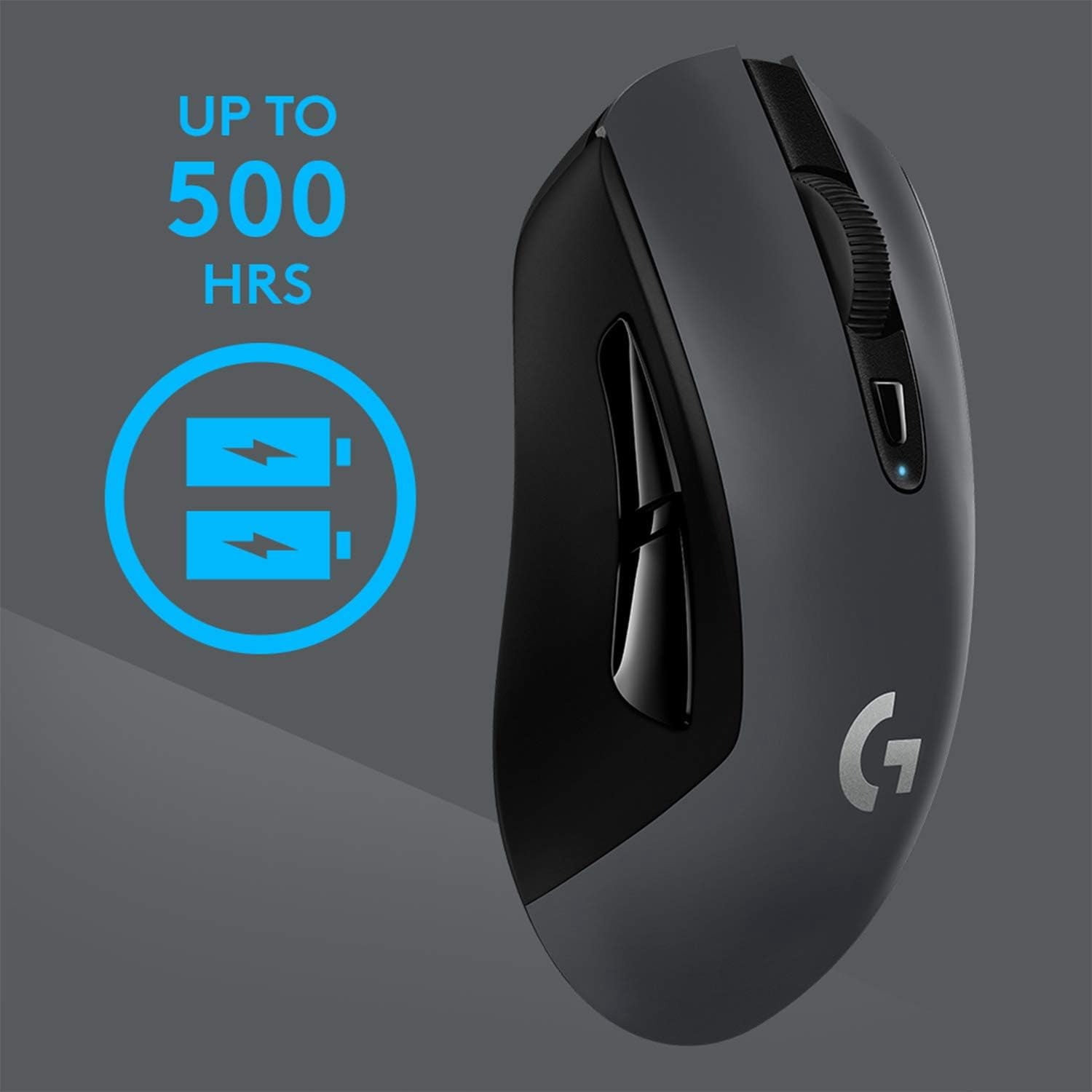 Logitech G603 LIGHTSPEED Wireless Gaming Mouse, Ergonomically Designed, 12,000 DPI - Black